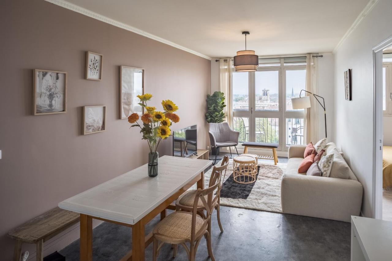 Evasion Urbaine - Vue Panoramique - Proche Gare Apartment Troyes Ngoại thất bức ảnh
