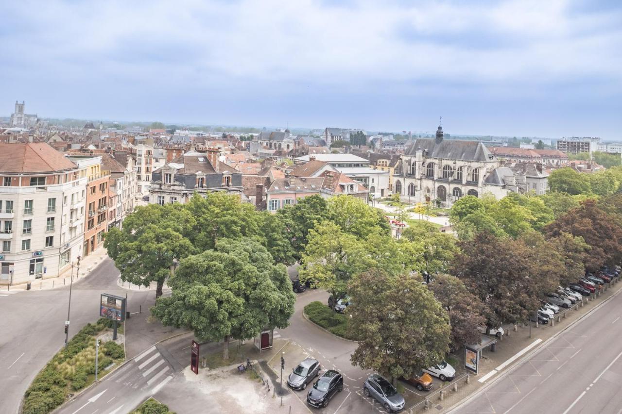 Evasion Urbaine - Vue Panoramique - Proche Gare Apartment Troyes Ngoại thất bức ảnh