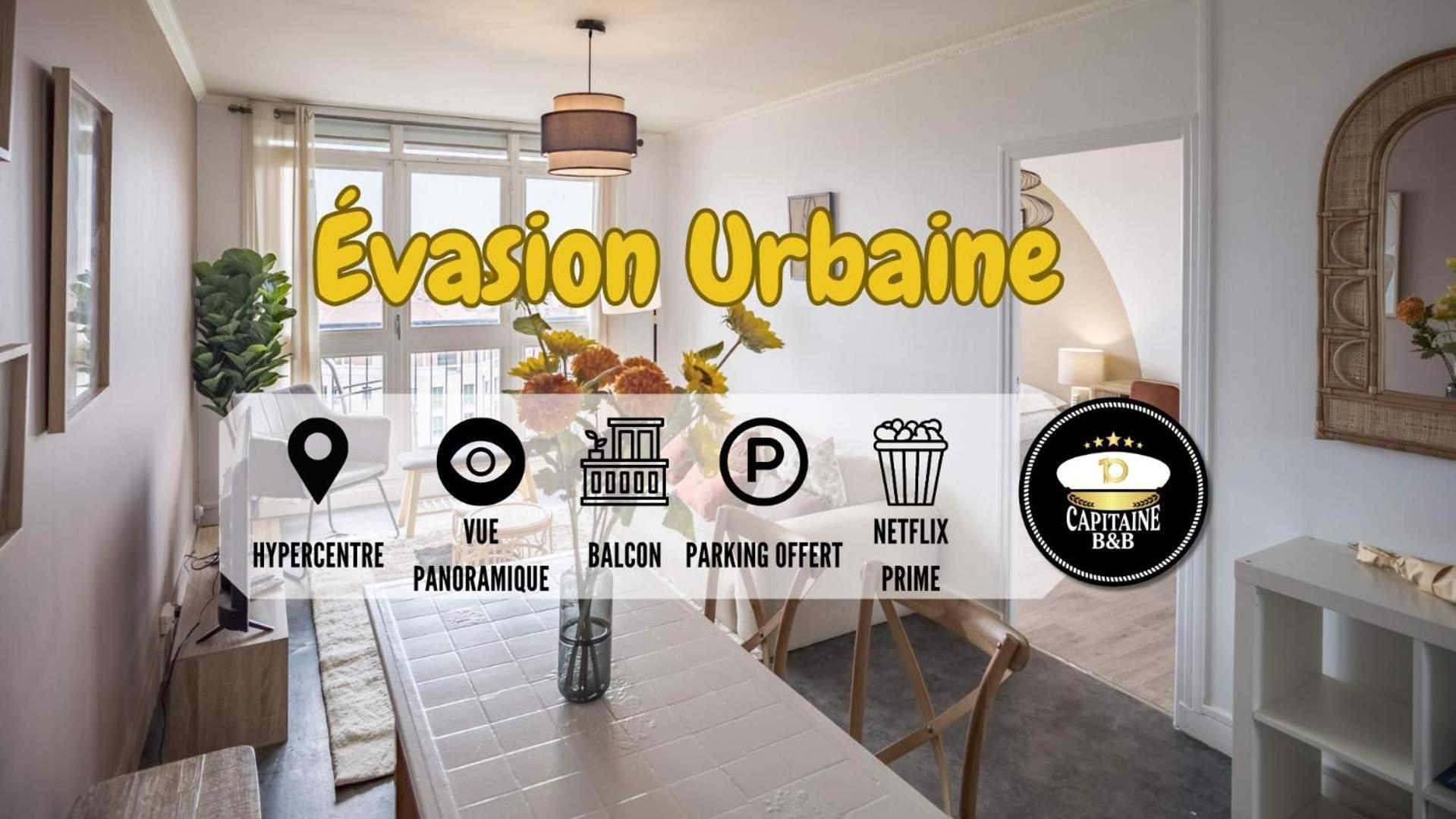 Evasion Urbaine - Vue Panoramique - Proche Gare Apartment Troyes Ngoại thất bức ảnh